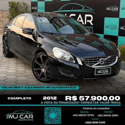 VOLVO S60 2.0 T5 COMFORT GASOLINA 4P AUTOMÁTICO